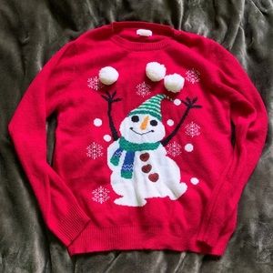 Snowman Christmas sweater